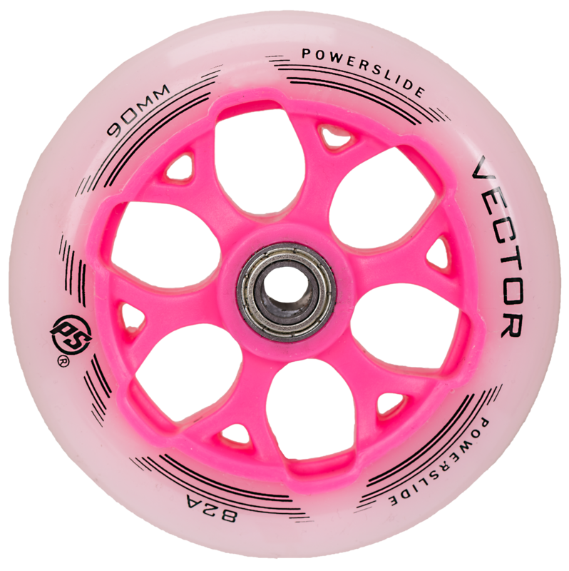Powerslide Wheel Vector Pink 90mm