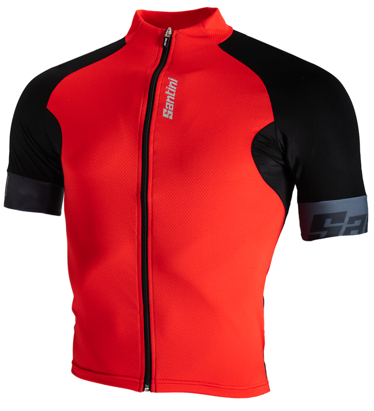 Santini Cycleshirt Short Sleeve Cool Zero Eco-Friendly Red