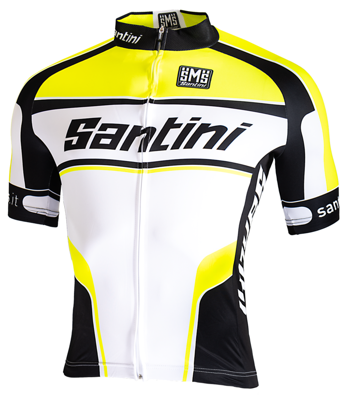 Santini Cycleshirt Short Sleeve Neon Yellow