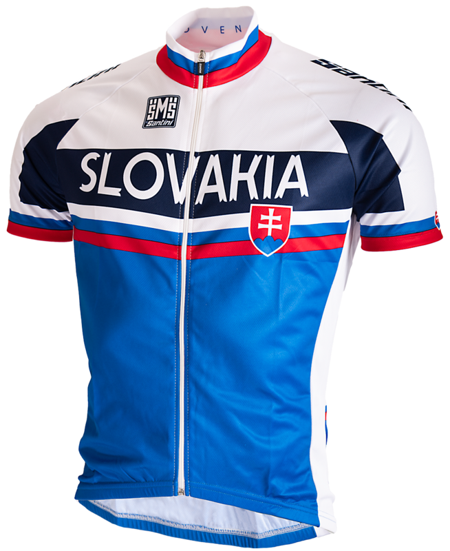 Santini Cycle Jersey Team Slovakia 2015