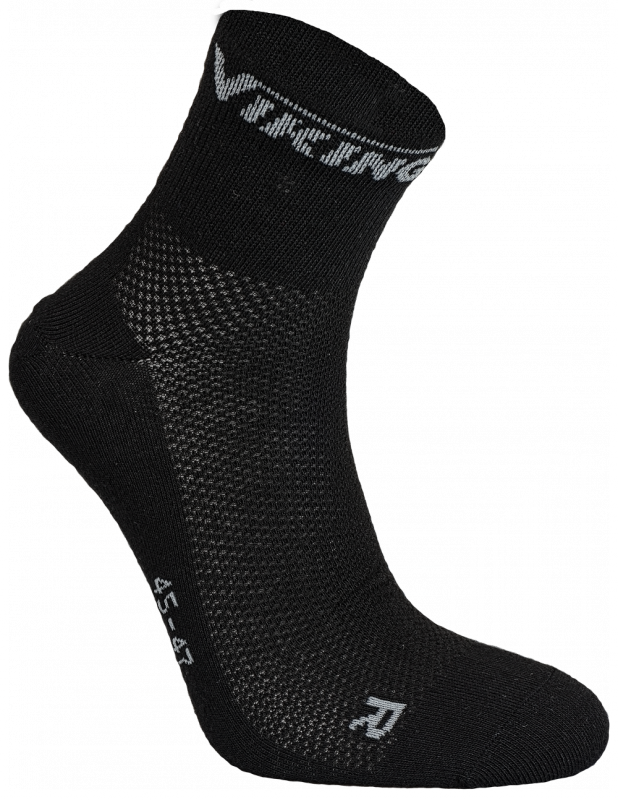 Viking Coolmax sokken zwart (2 paar)