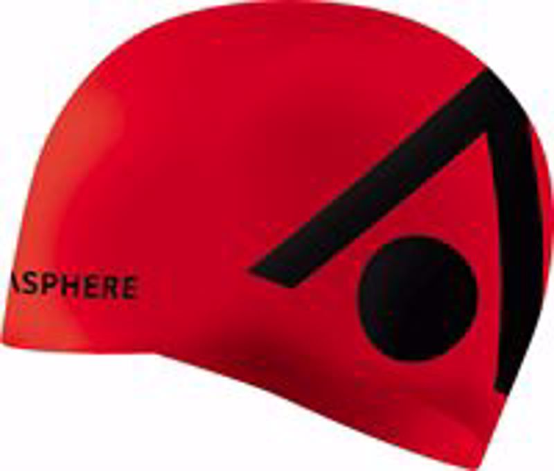 Aqua Sphere Silicone Tri Cap Red Adult