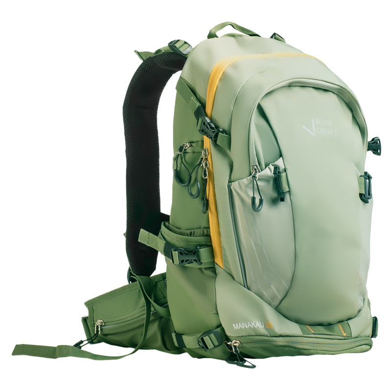 Black Crevise Premium-Wanderrucksack blau olive