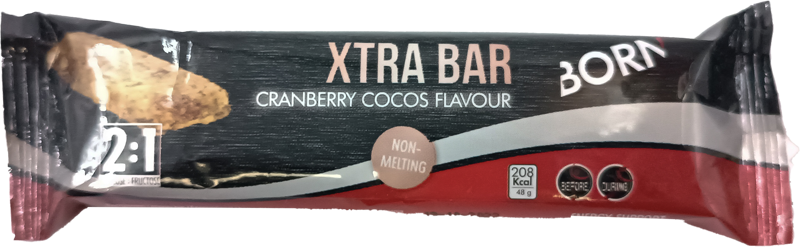 Born Xtra Bar Cranberry Cocos Flavour