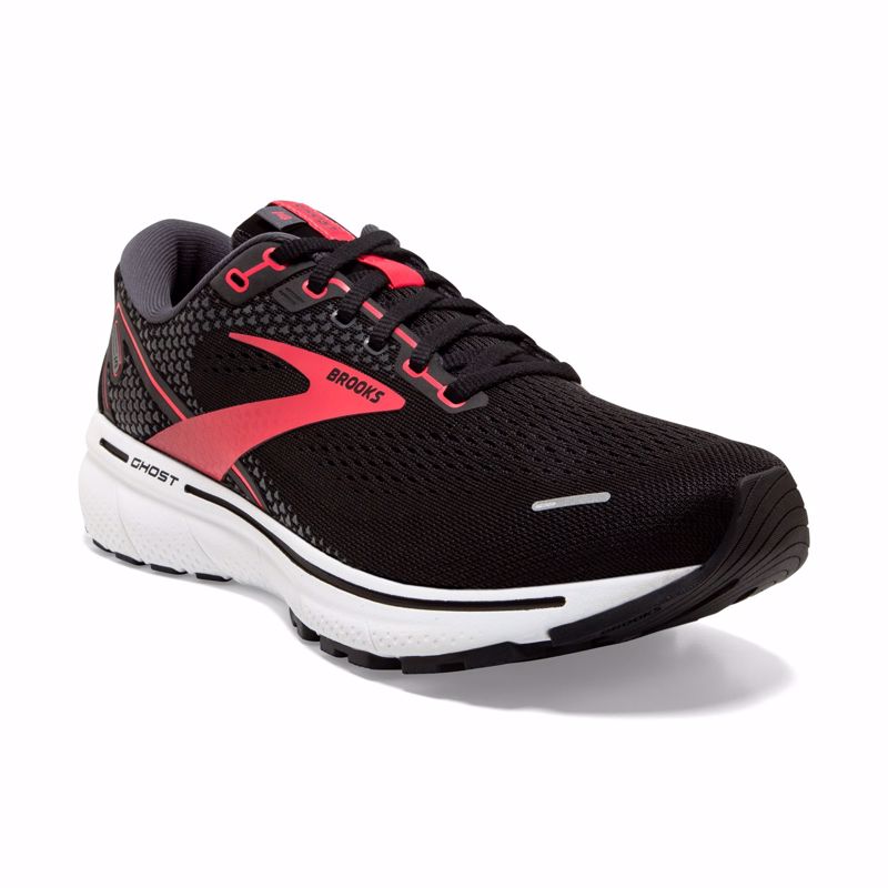 Brooks Ghost 14 Black/Coral/White