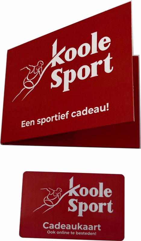 Menstruatie Beringstraat Maak het zwaar Cadeaubon kadobon 50 euro bestellen bij Koole Sport