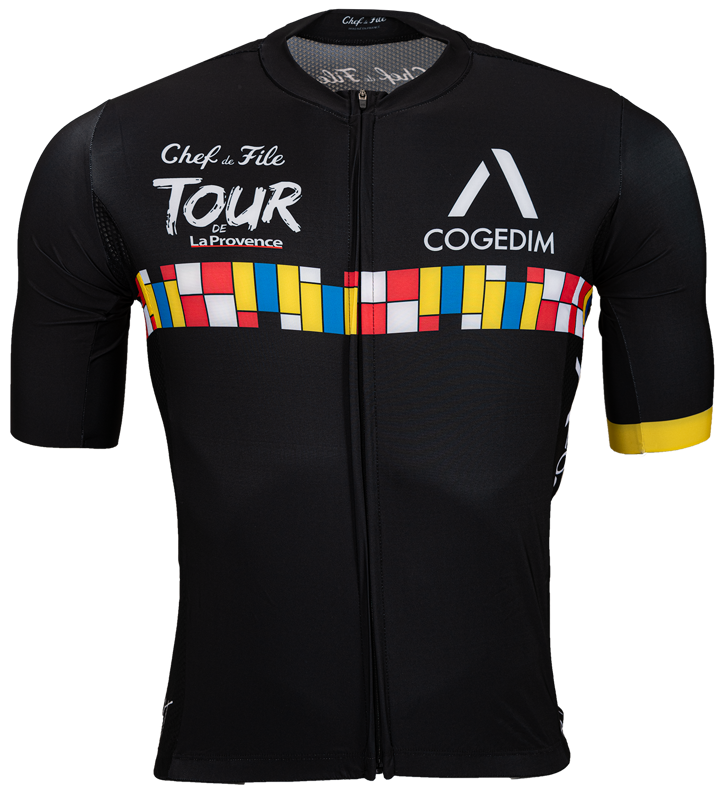  chemise de cyclisme Tour de la Provence noir