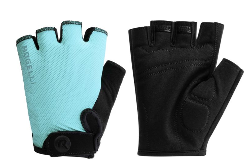 Rogelli mesdames cycling gloves core  light blue