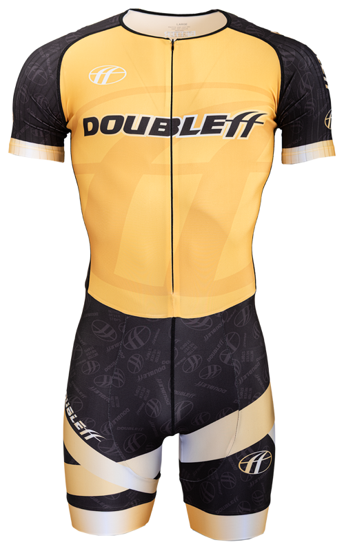 DoubleFF inline skate suit yellow