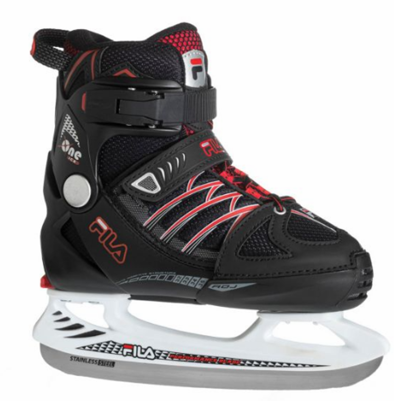 Fila X-one adjustable children's skate black red