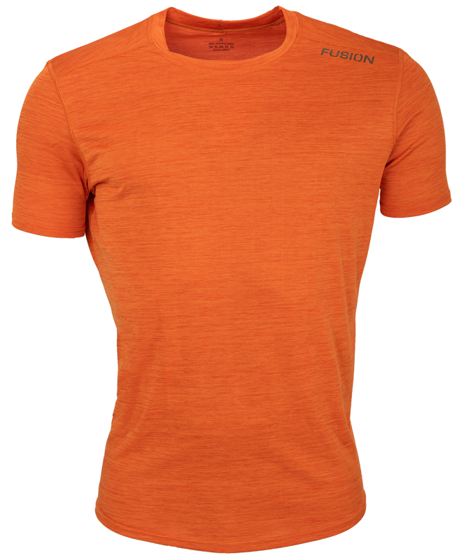 Fusion mens C3 t-shirt orange