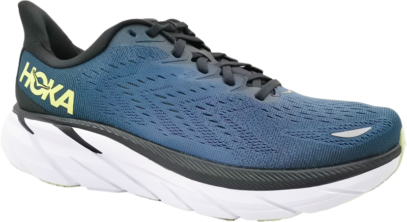 Hoka One One Clifton 8 Blue Coral / Butterfly  [WIDE 2E]