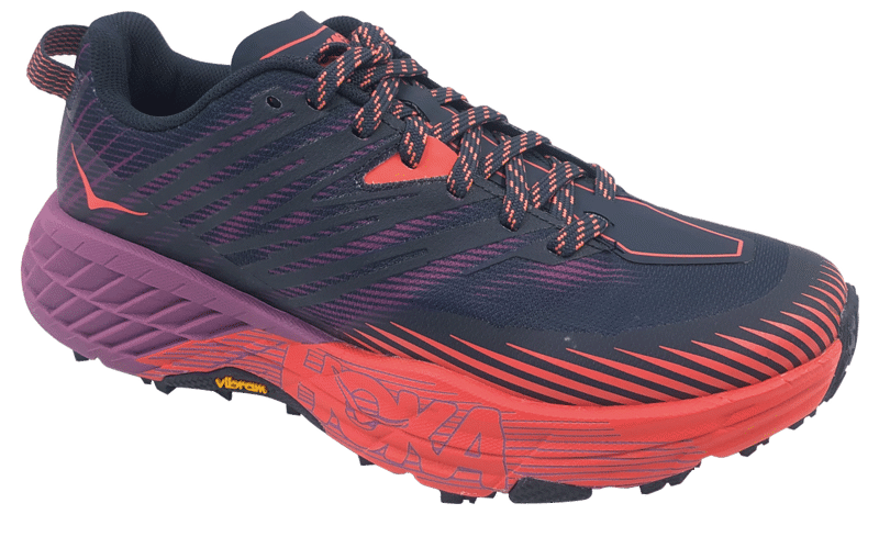 Hoka One One Speedgoat 4 Outer Space / Hot Coral