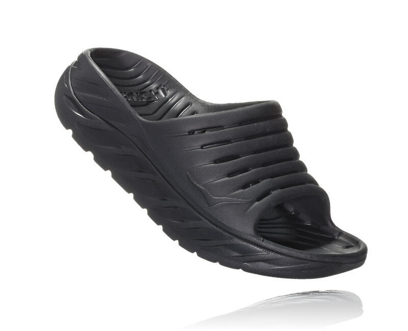 Hoka One One Women Ora recovery slide - herstel slippers - black