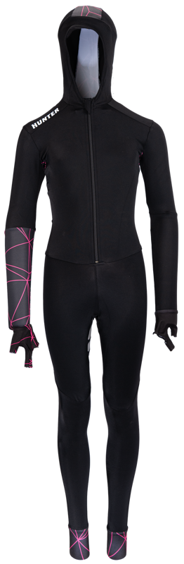 Hunter Speedsuit Lines Lycra Pink