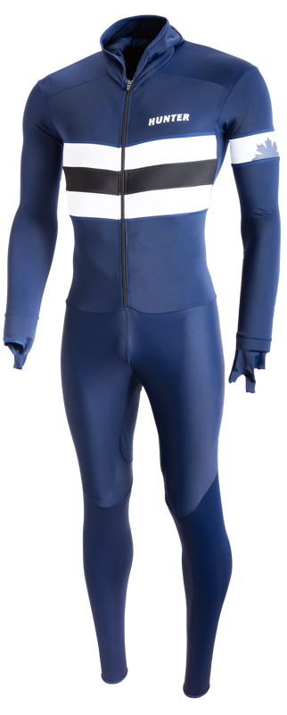 Hunter Speedsuit RTR Lycra mit Kappe blau retro