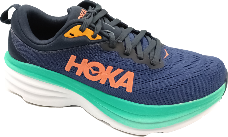 Hoka One One Bondi 8 Outer Space / Bellwether Blue bestellen bij Koole ...