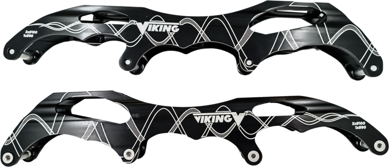 Viking inline skate frame 3x100/1x90