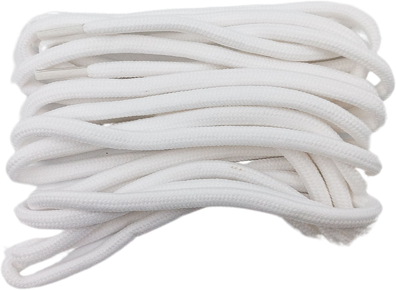 Rucanor white laces 170cm round