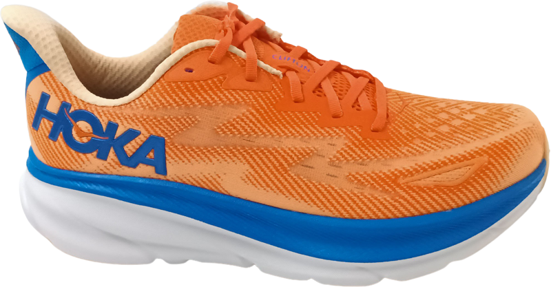 Hoka Clifton 9 vibrant orange/impala