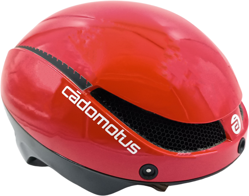 Cádomotus Omega aero ice skating helmet red