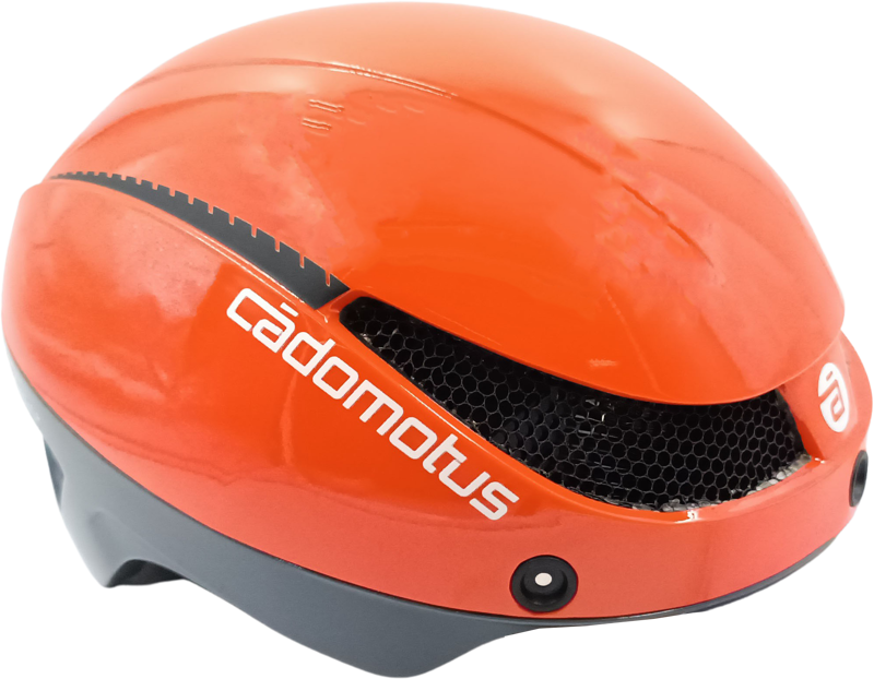 Cádomotus Omega aero ice skating helmet orange