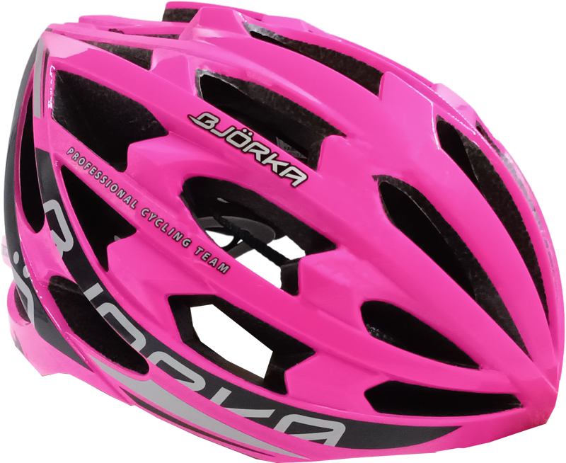Bjorka Route Sprinter bicycle/skate helmet pink
