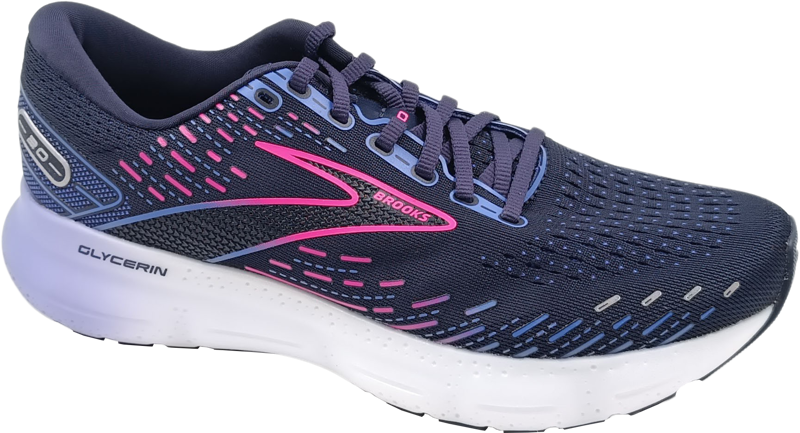 Brooks Glycerin 20 peacoat/blue/pink