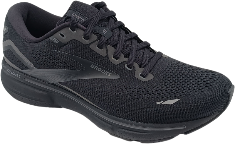 Brooks Ghost 15 [Wide 2E] black/black/ebony