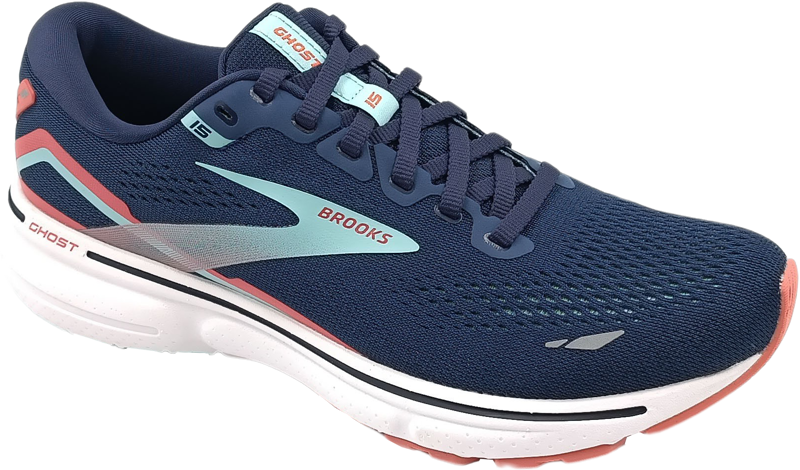 Brooks Ghost 15 peacoat/canal blue/rose