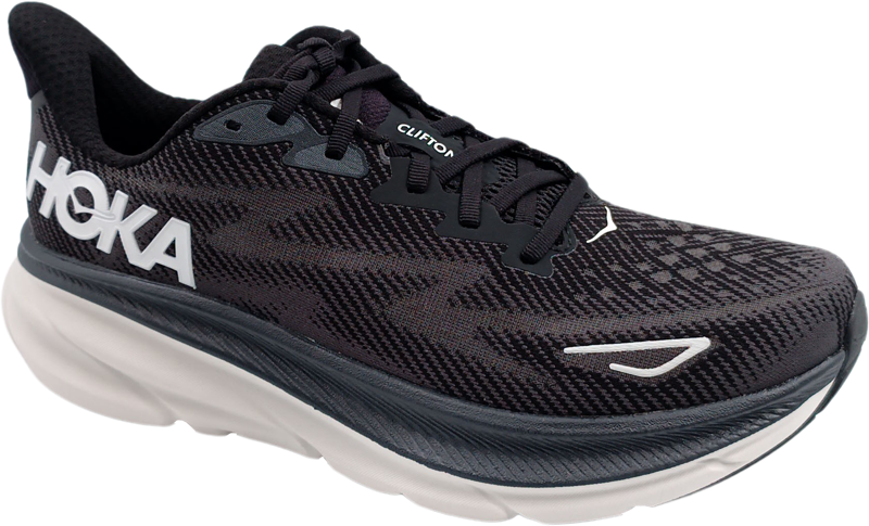 Hoka One One Clifton 9 black/white