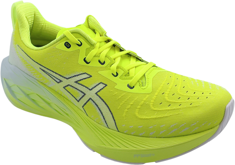 Asics Novablast 4  safety yellow/cool grey