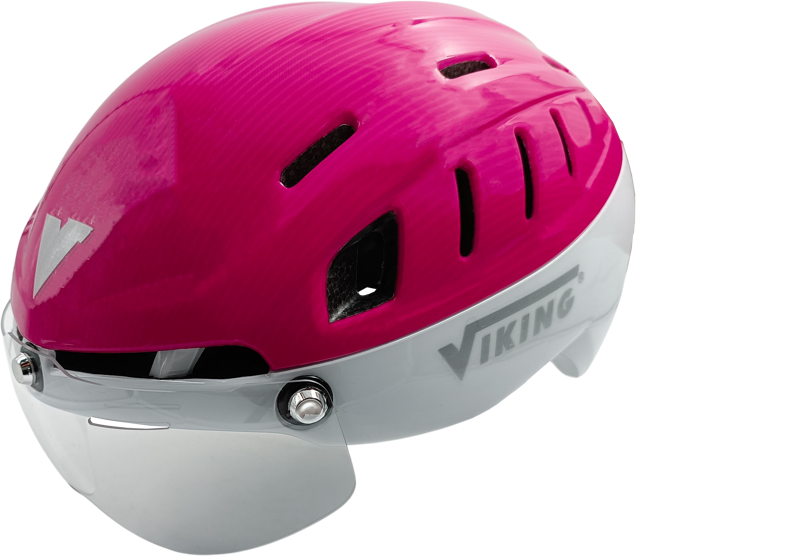 Viking casque de patinage sur glace Sparrow rose