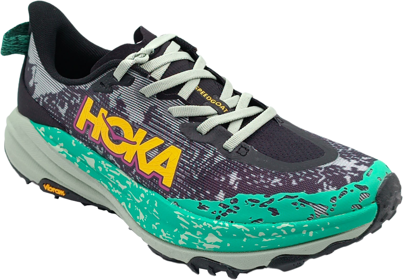 Hoka One One Speedgoat 6 black/aloe vera