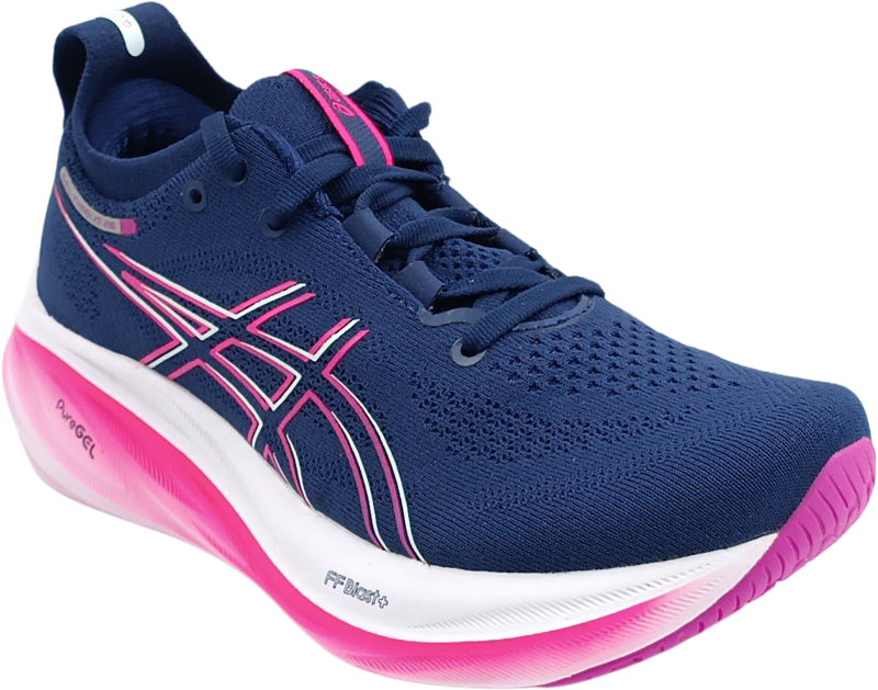 Asics Nimbus 26 blue expanse/bold magenta