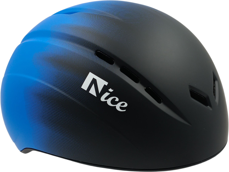 Nice casque de patinage sur glace noir/bleu