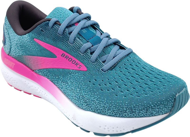 Brooks Ghost 16 Blue/ Pink/ Moroccan Blue