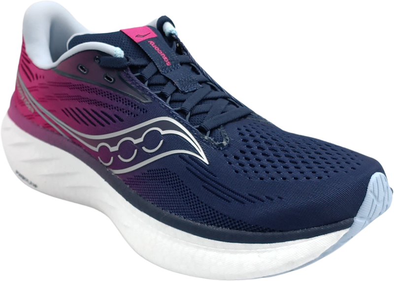 Saucony Ride 18 navy/ fuchsia