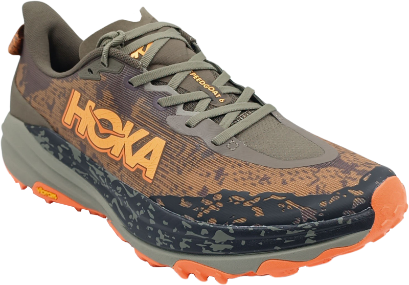 Hoka One One Speedgoat 6 antique olive / squash