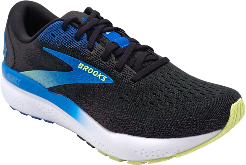 Brooks Ghost 16 black/cobalt/neo yellow