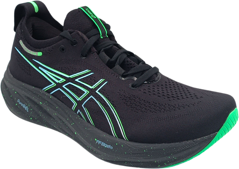 Asics Nimbus 26 black/soothing sea