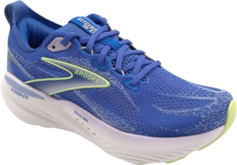 Brooks Glycerin GTS 22 Amparo Blue/ Hyper Iris, Yellow