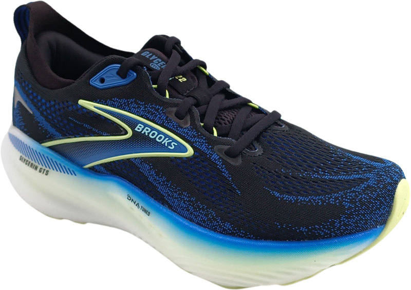 Brooks Glycerin GTS 22 black/cobalt/neo yellow