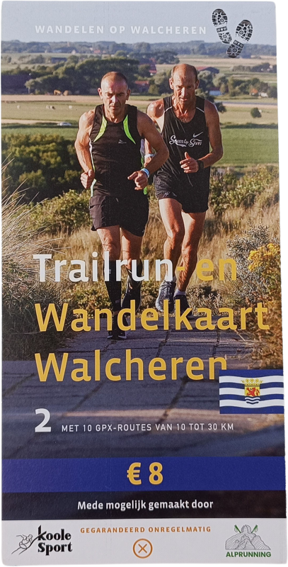  Trailrun- en wandelkaart Walcheren 2.0