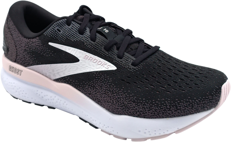 Brooks Ghost 16 black/white/orchid ice