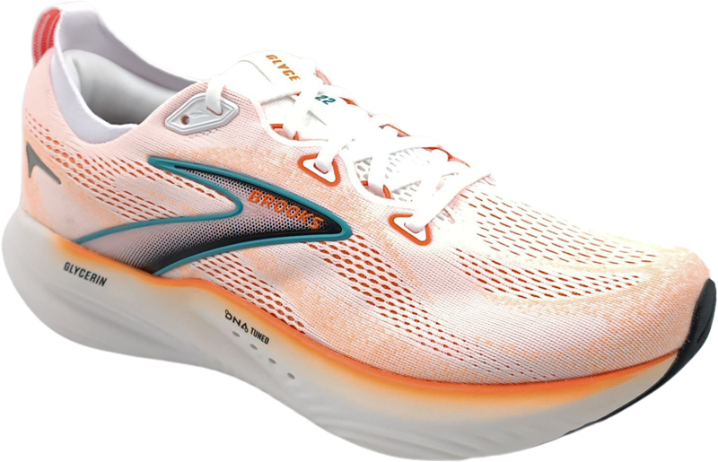 Brooks Glycerin 22 white/orange/green blue slate