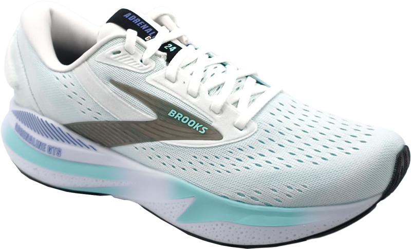 Brooks Adrenaline GTS 24 white/limpet shell/amparo