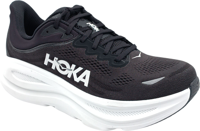 Hoka One One Bondi 9 black/white [wide 2E]