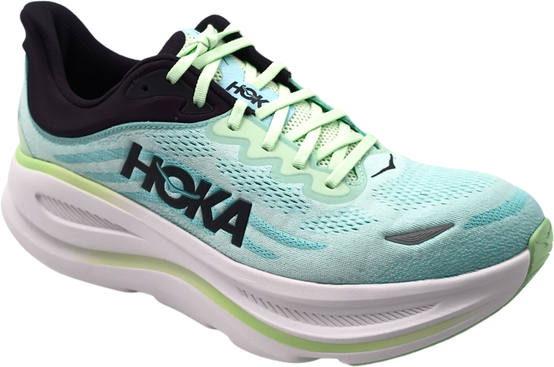 Hoka One One Bondi 9  luna moth/blue spark