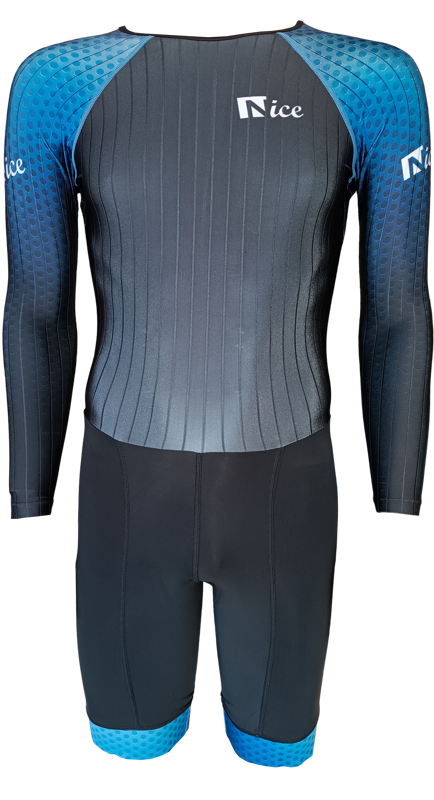 Nice Inline-Skating-Anzug blue/black long-sleeve